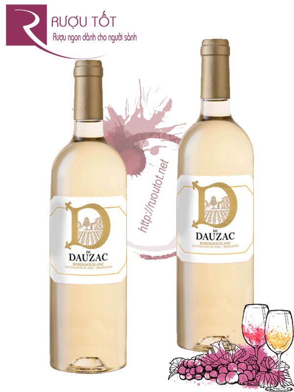 Rượu vang D de Dauzac Bordeaux Blanc