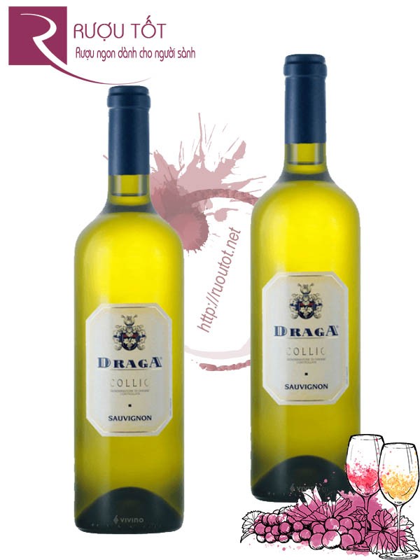 Rượu vang DRAGA Sauvignon Blanc Collio Chính hãng