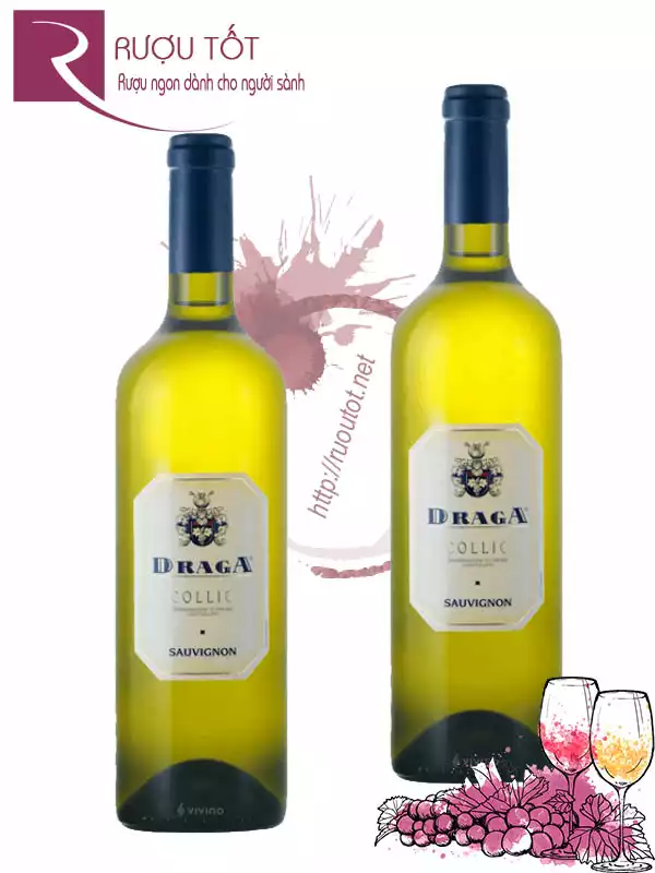 Rượu vang DRAGA Sauvignon Blanc Collio Chính hãng