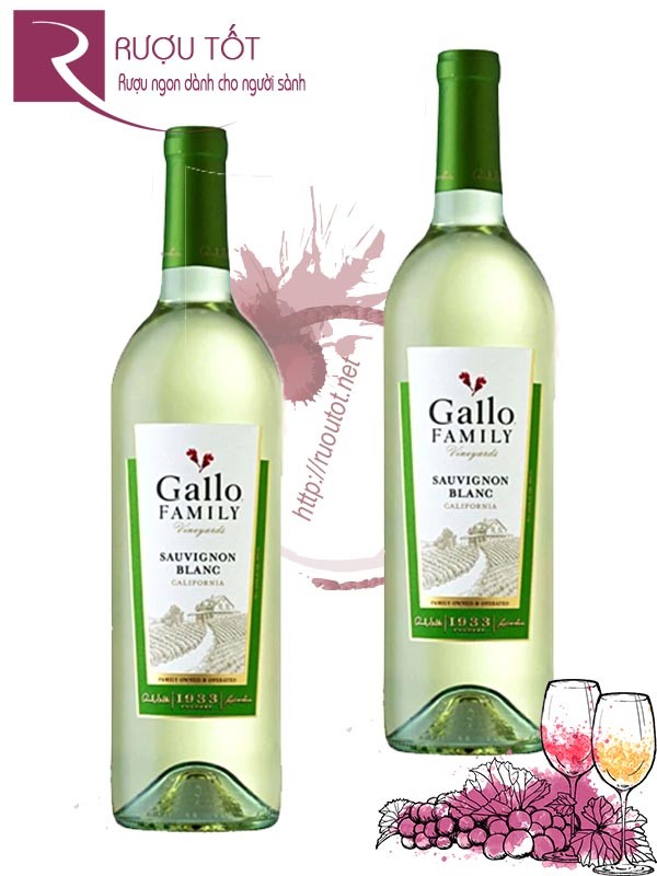 Rượu Vang Gallo Family Vineyards Varietal Sauvignon Blanc