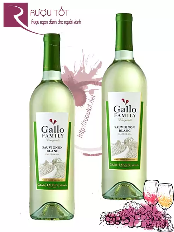 Rượu Vang Gallo Family Vineyards Varietal Sauvignon Blanc