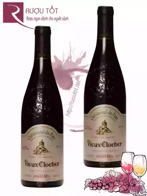Rượu vang Pháp Vieux Clocher Chateauneuf du Pape