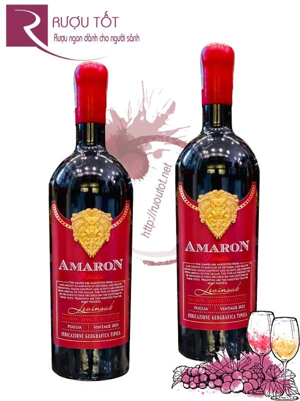 Rượu vang Amaron Primitivo Hảo hạng