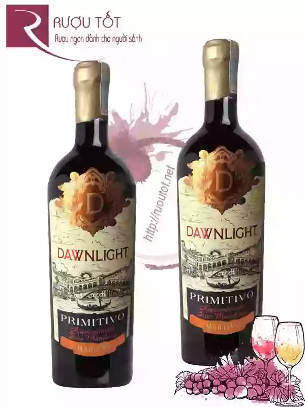 Rượu vang Dawnlight Primitivo Martino Appasimento 19,5%