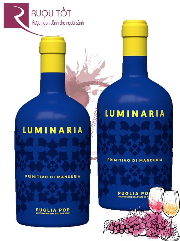 Rượu vang Luminaria Primitivo di Manduria Puglia Pop