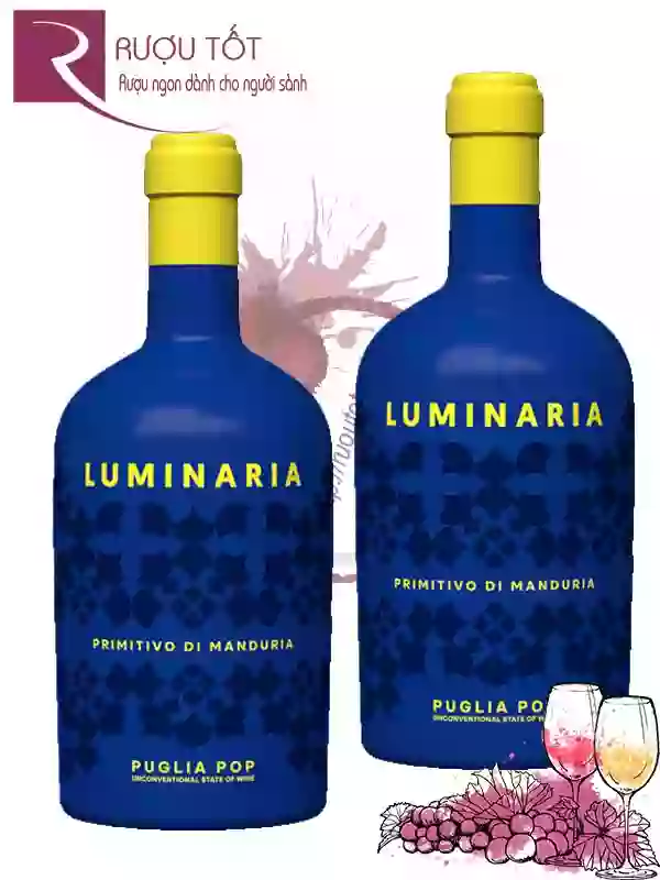 Rượu vang Luminaria Primitivo di Manduria Puglia Pop