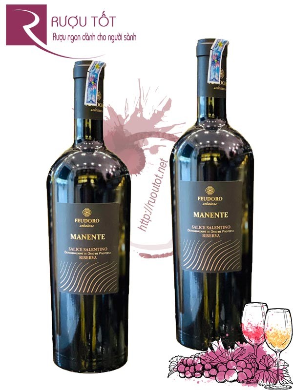 Rượu vang Manente Salice Salentino Riserva Cao cấp