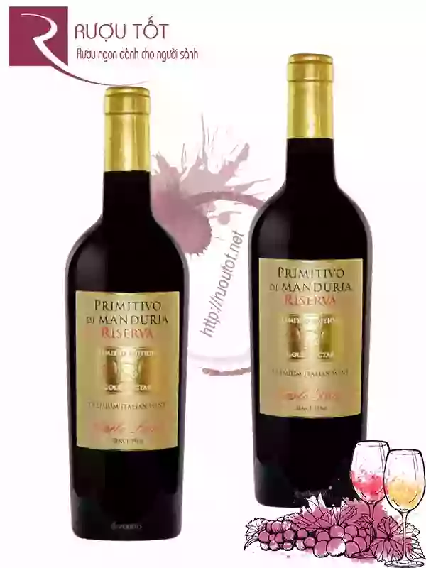 Rượu vang Primitivo Di Manduria Riserva Carlo Sani