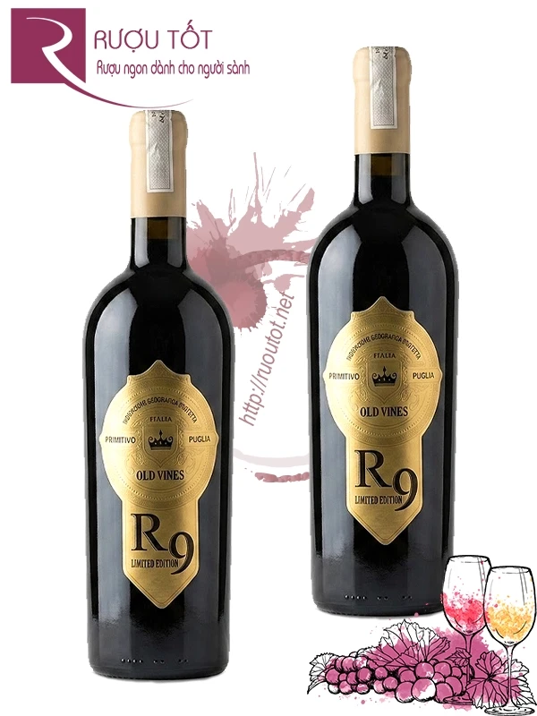 Vang đỏ R9 Old Wine Limited Edition Primitivo Puglia IGT