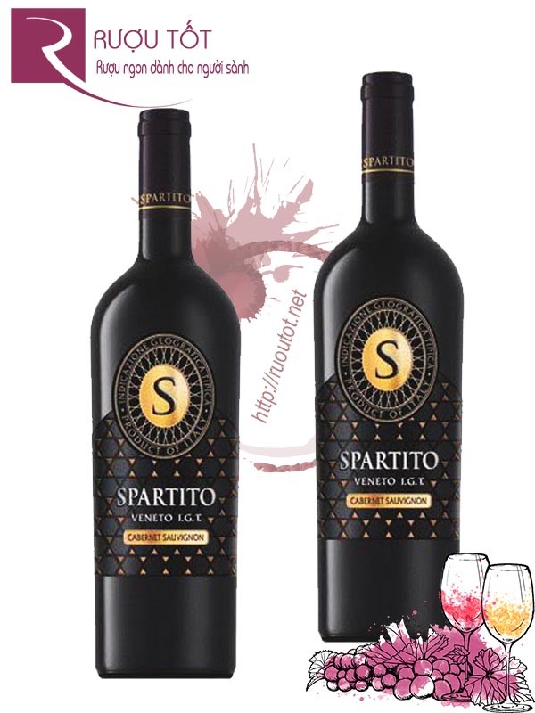 Rượu vang Spartito Veneto Cabernet Sauvignon Cao cấp
