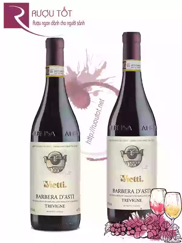 Rượu Vang Vietti Barbera d'Asti Trevigne