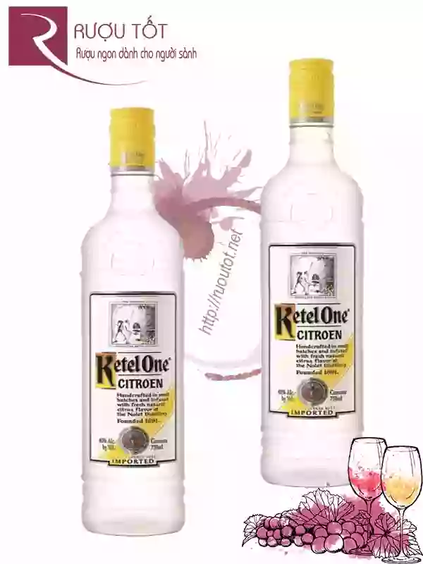 Rượu Vodka Ketel One Citroen 750ml