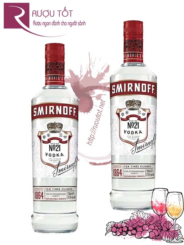 Rượu Vodka Smirnoff Red 700ml