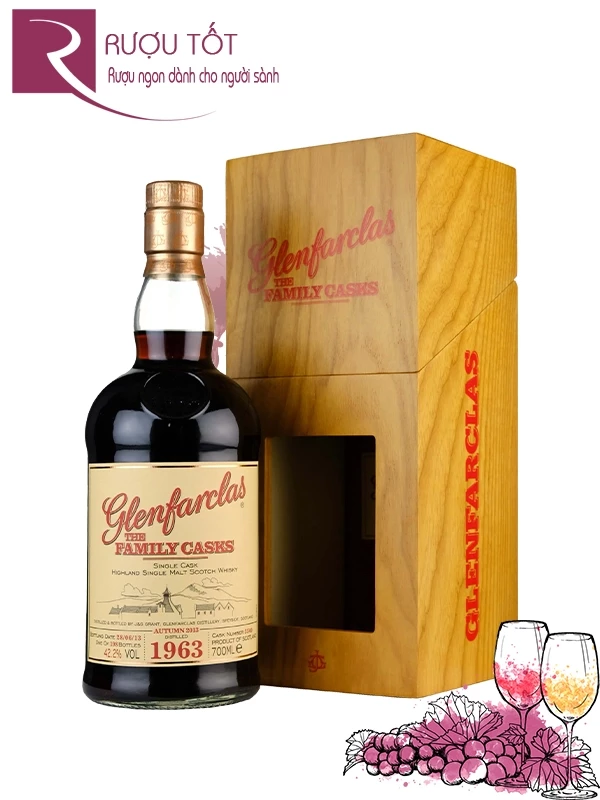 Rượu Glenfarclas 1963 Family Casks