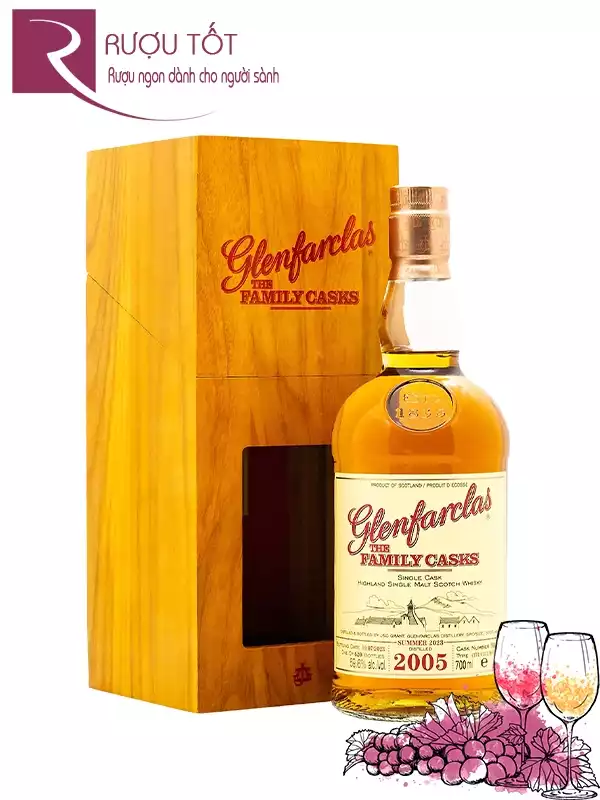 Rượu Glenfarclas 2005 The Family Casks