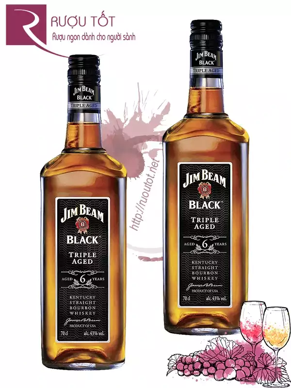 Rượu Jim Beam Triple Aged 6 Years