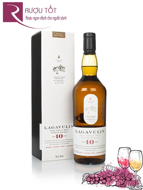 Rượu Lagavulin 10 Single Malt Whisky