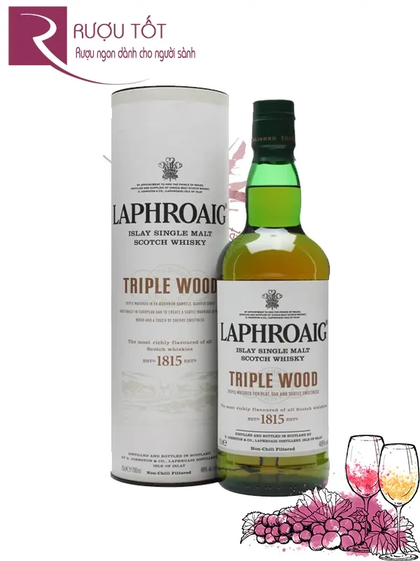 Rượu Laphroaig Triple Wood