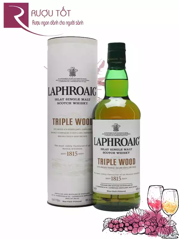 Rượu Laphroaig Triple Wood