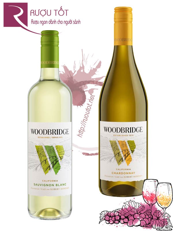 Rượu Vang Woodbridge Chardonnay - Sauvignon Blanc