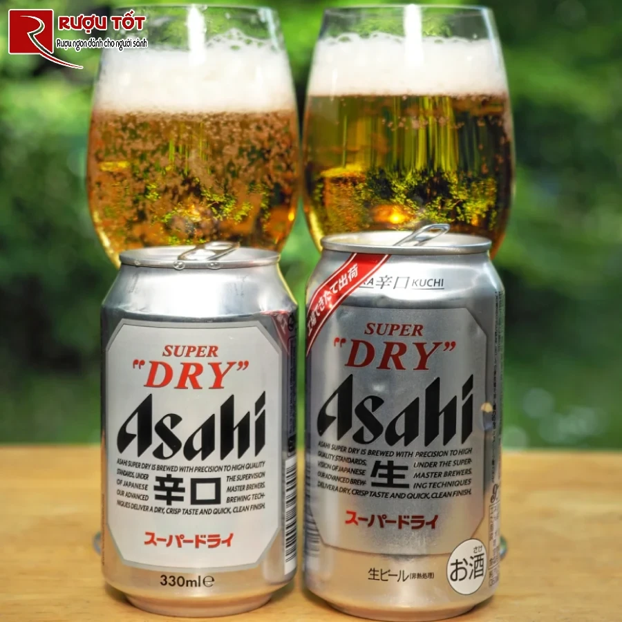 bia asahi 330ml gia tot
