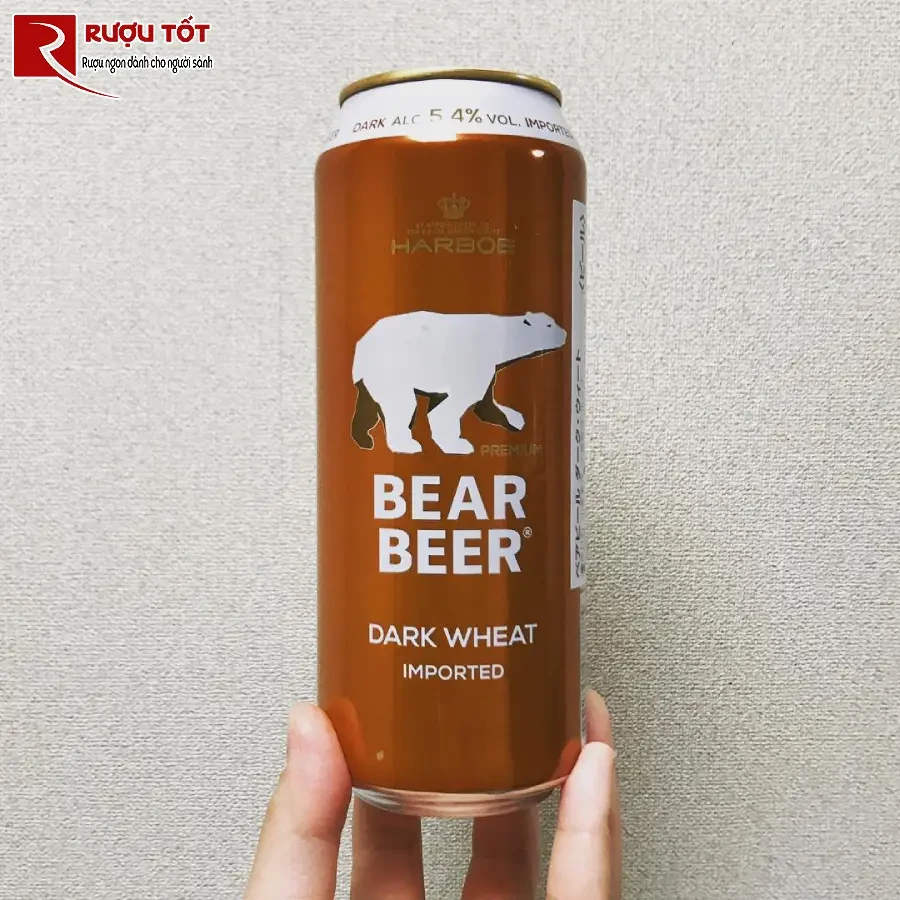 bia bear dark wheat 500ml 5,4% nhap khau duc