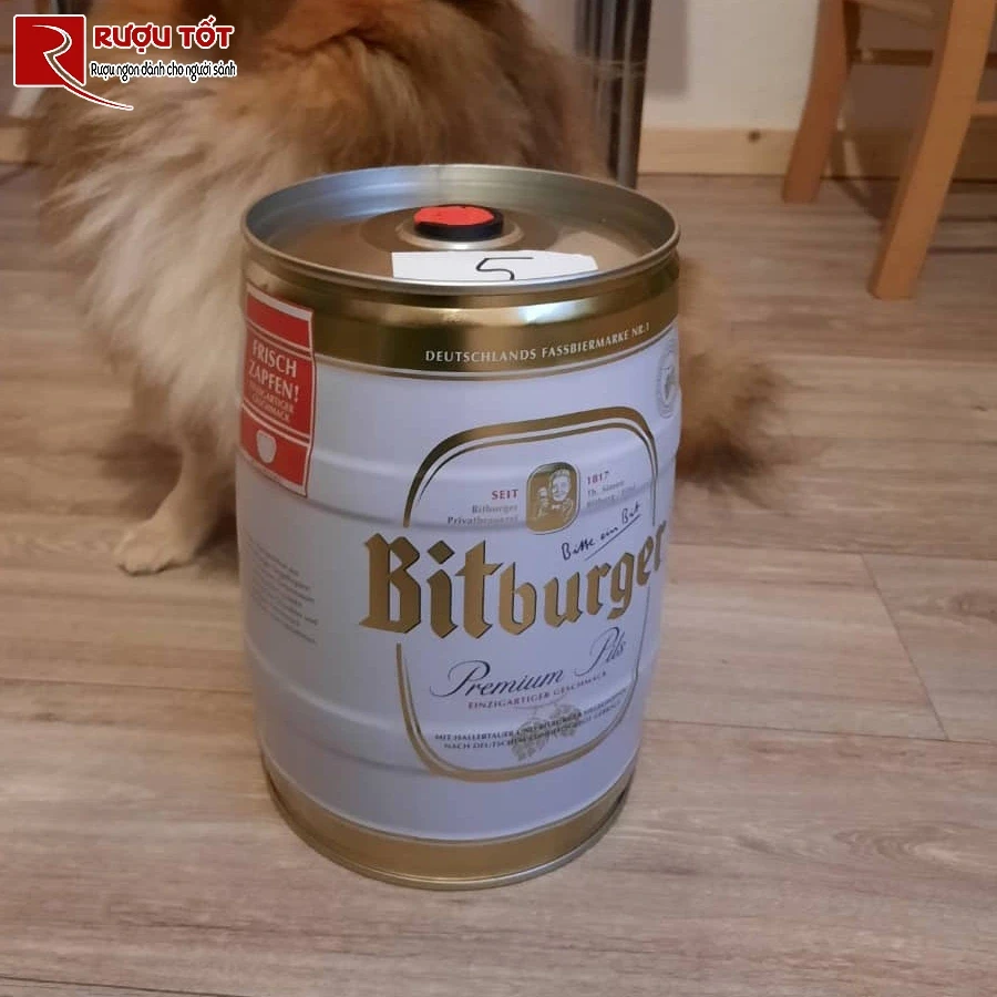 bia bitburger 5 lit chinh hang