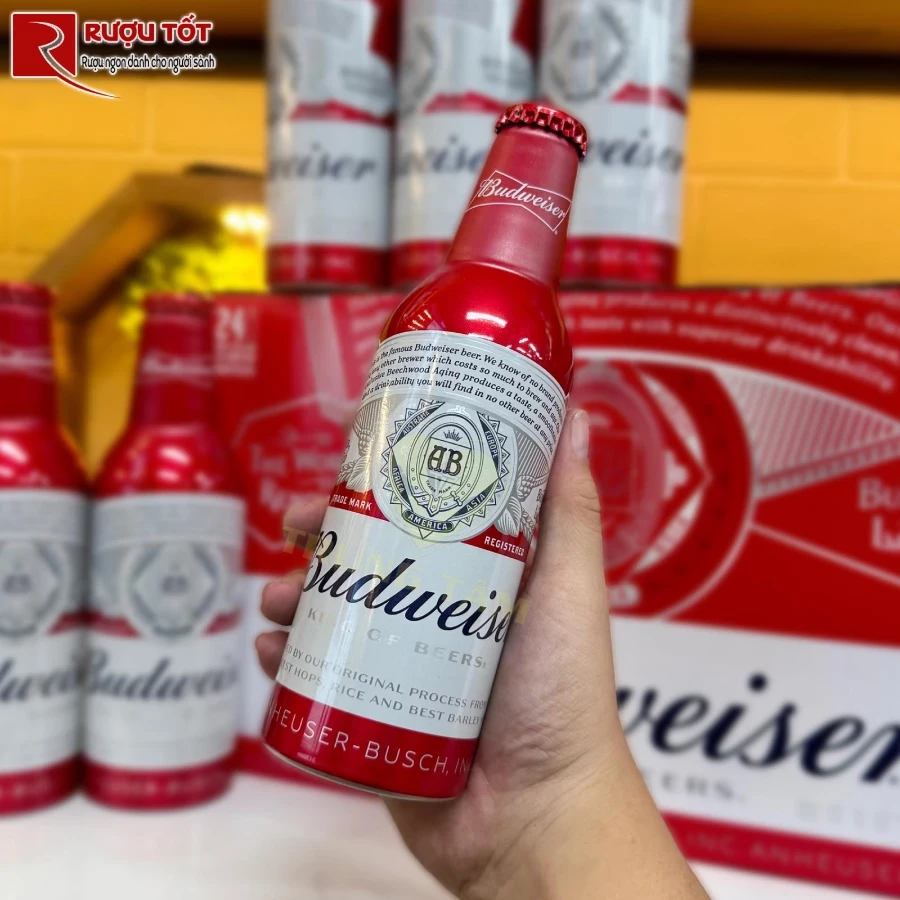 Bia Budweiser Aluminium 355ml Gia Tot