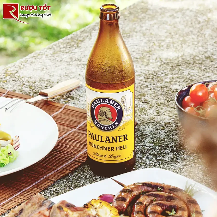 bia chai paulaner munchner hell 330ml 4,9%