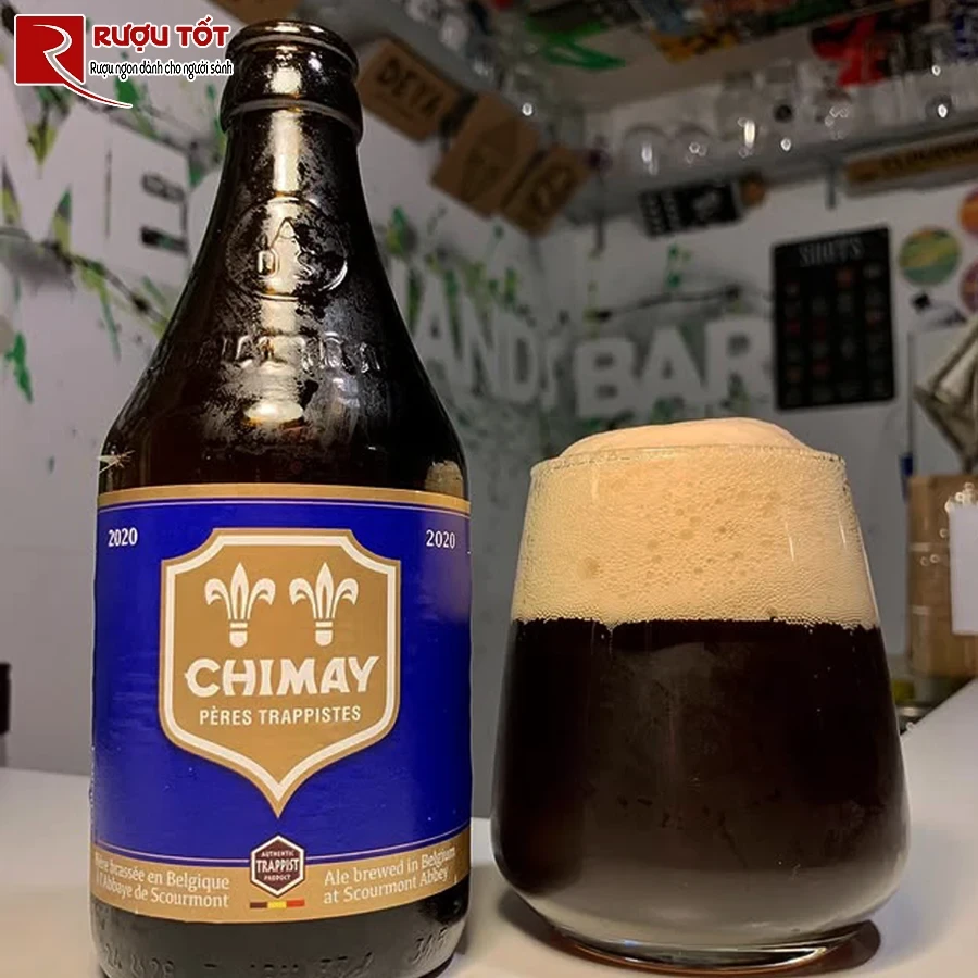 bia chimay xanh 750ml gia tot