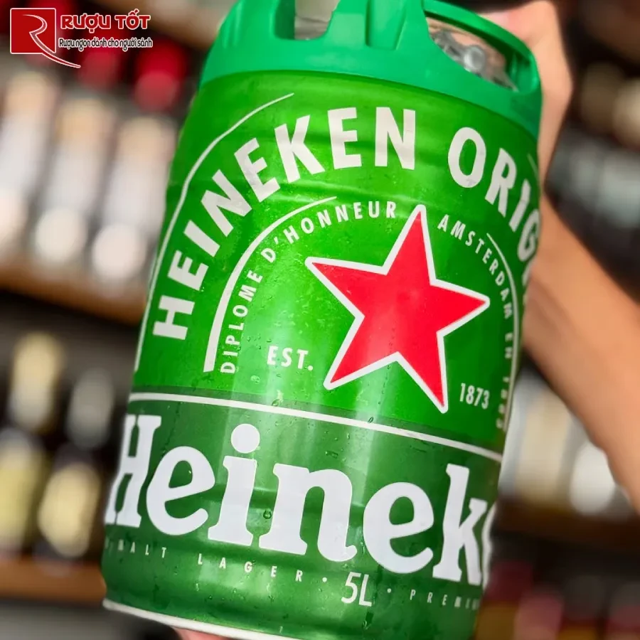 bia heineken pháp 5 l