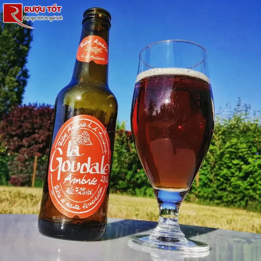 Bia La Goudale Ambree Chat Luong