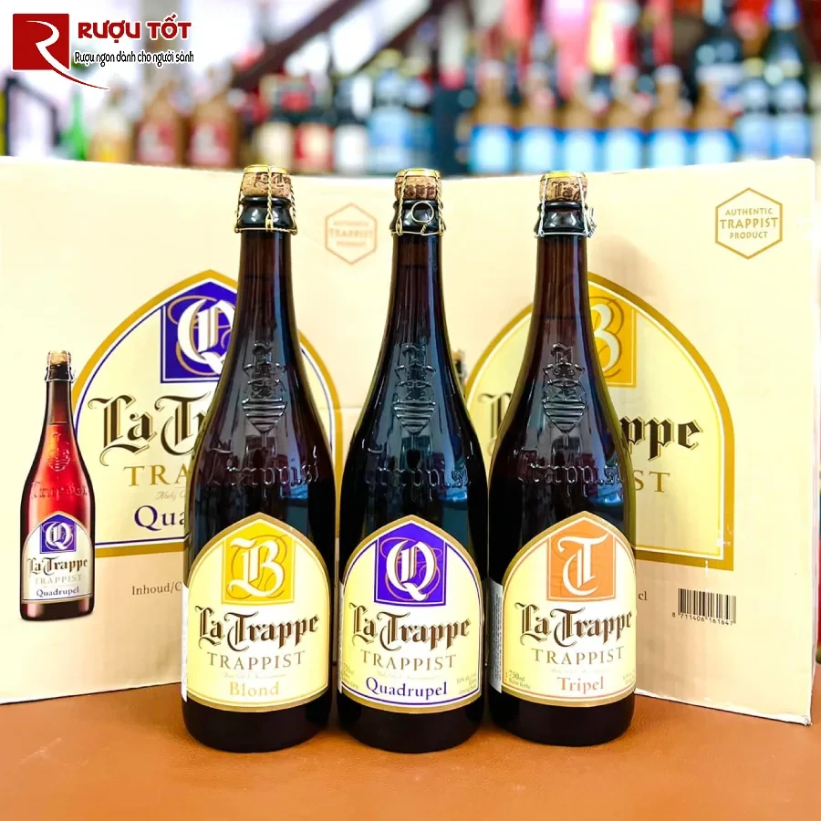 bia la trappe hop qua