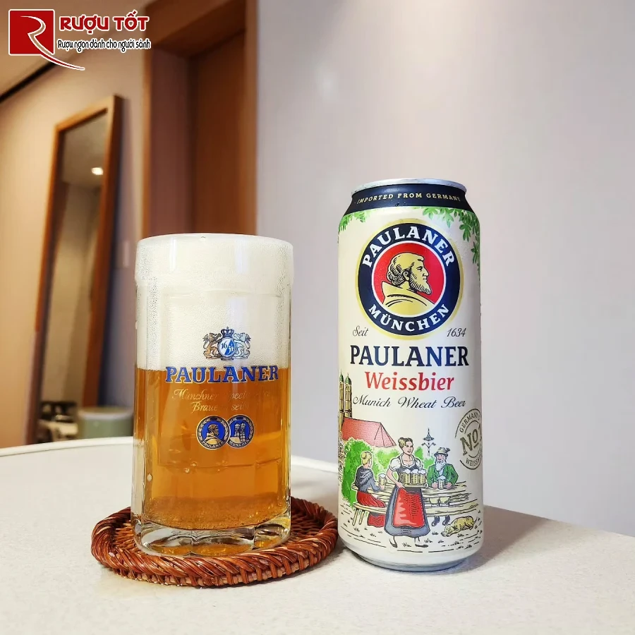 bia paulaner 500ml weissbier 5,5% chinh hang gia tot