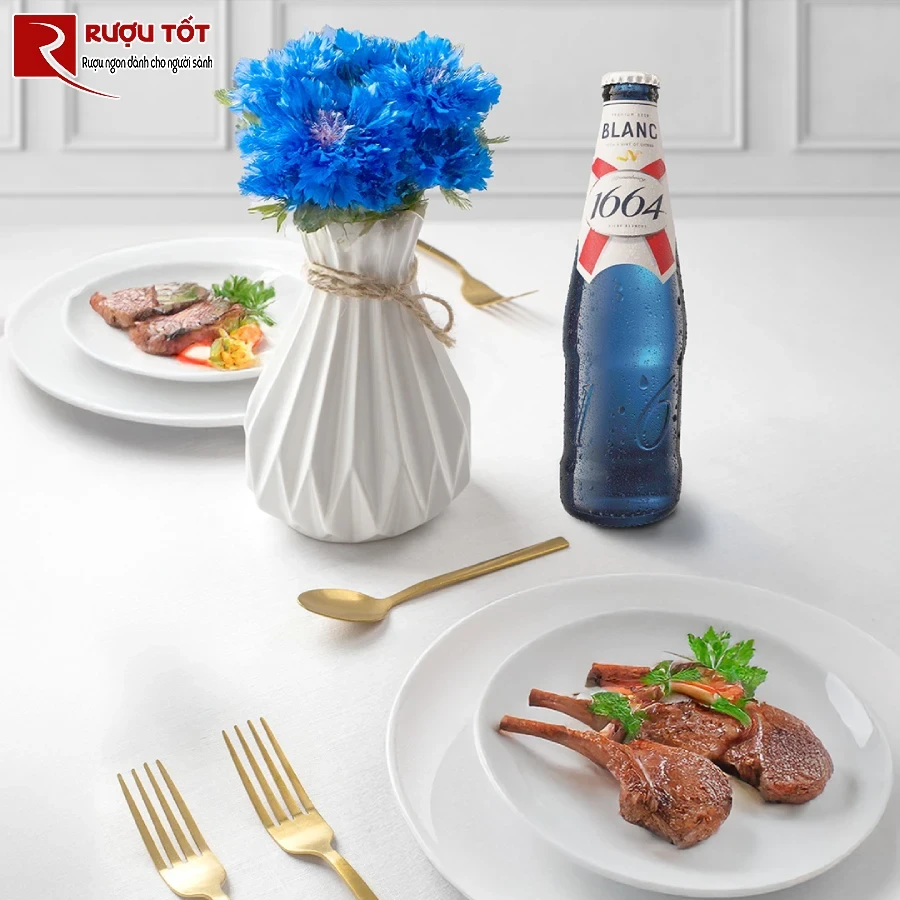 bia phap 1664 kronenbourg blanc 5% 330ml