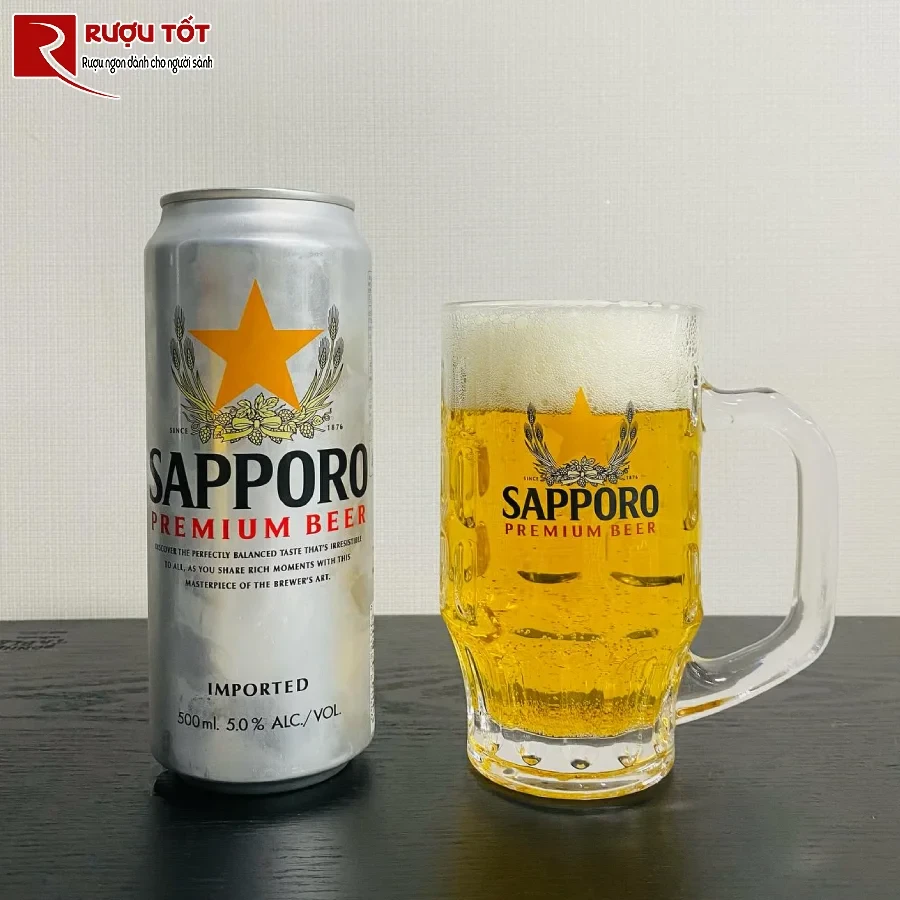 bia sapporo 500ml gia re