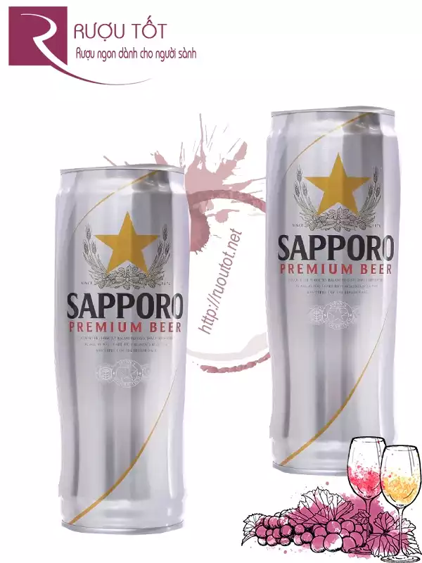 Bia Sapporo 650ml 5%