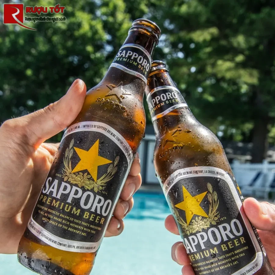 Bia Sapporo Premium 100 330ml chinh hang