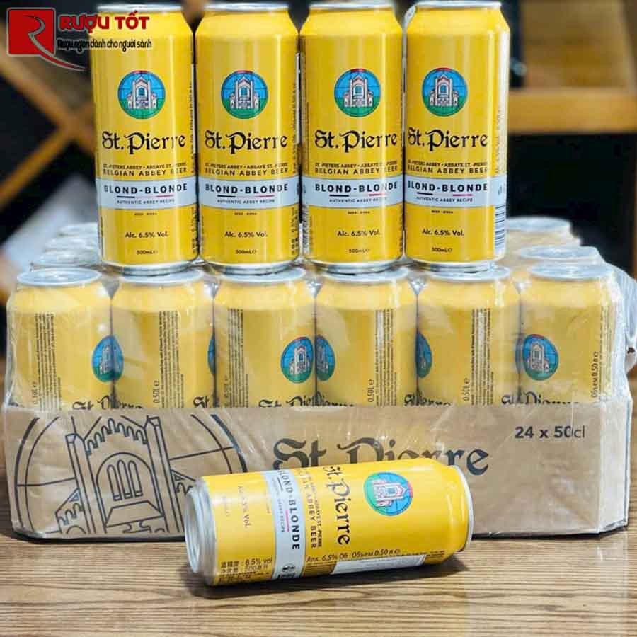 Bia St Piere Blond 500ml Nhap Khau