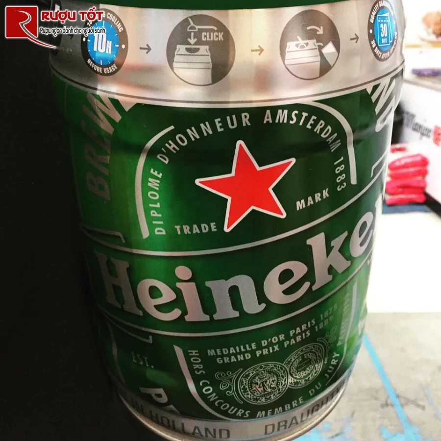 bia tuoi heineken 5l ha lan nhap khau chinh hang