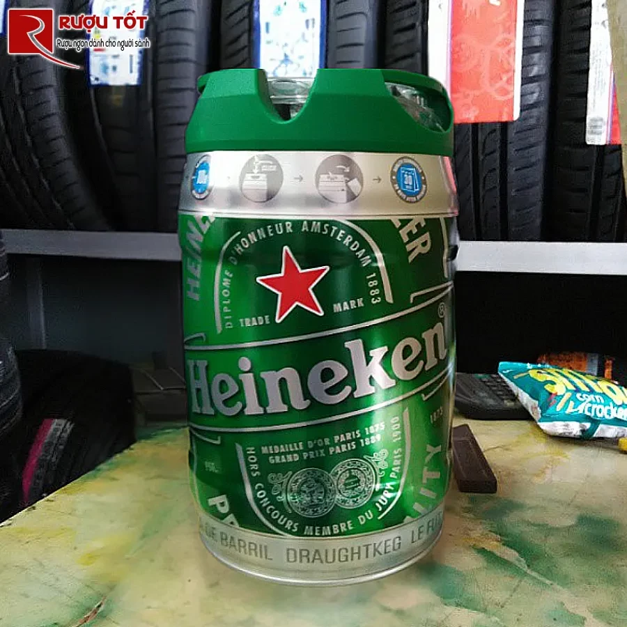 bia tuoi heineken 5l ha lan nhap khau gia uu dai