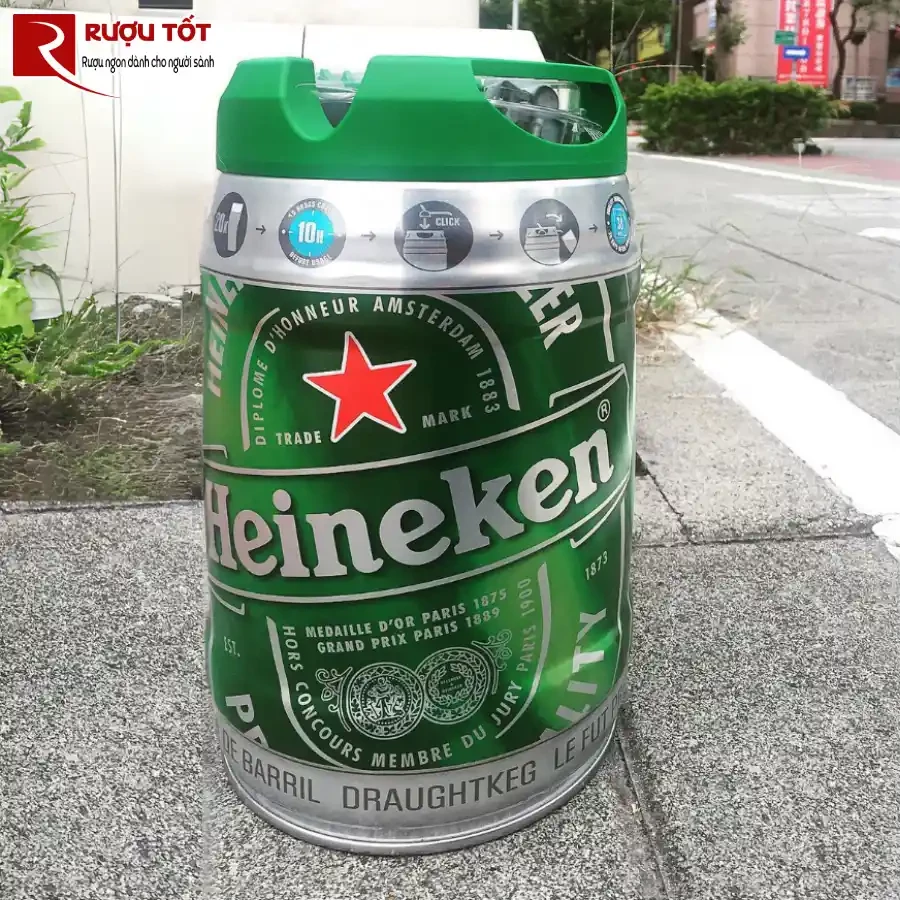 bia tuoi heineken 5l ha lan nhap khau ngon