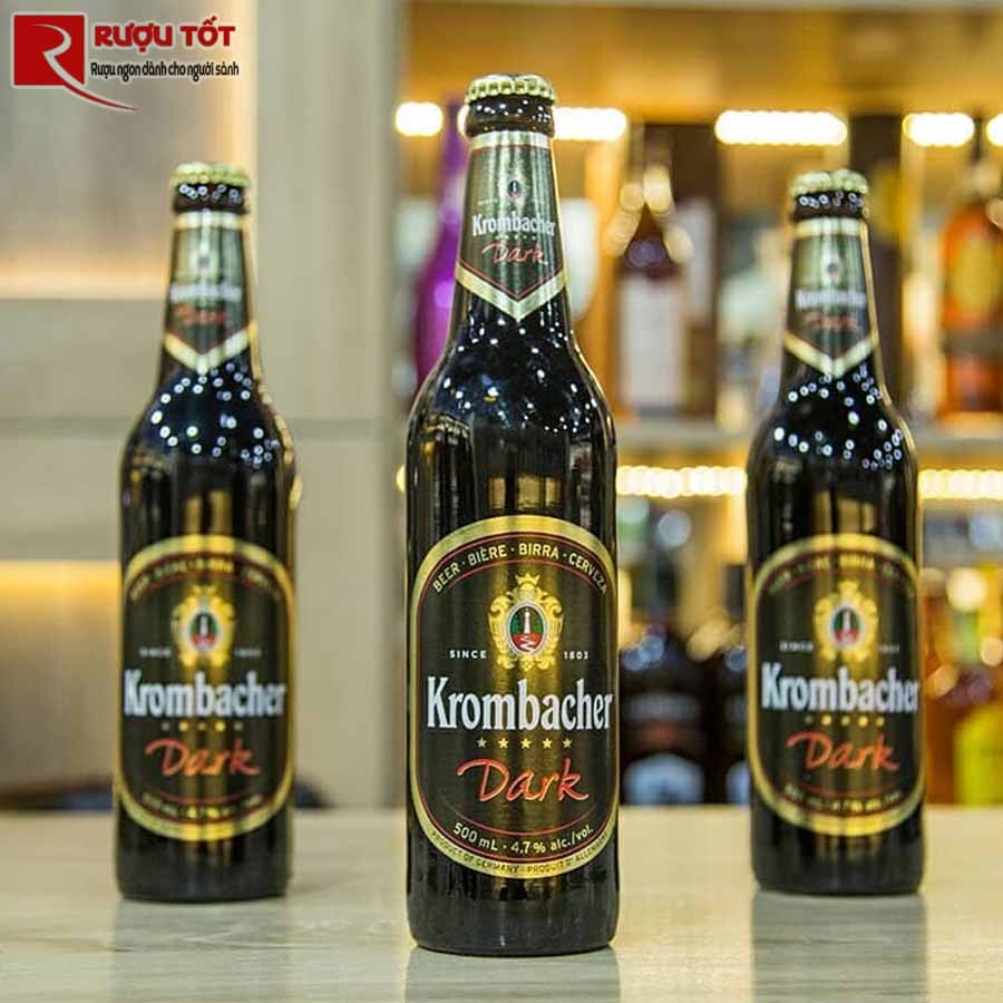 Krombacher Dark 500ml Nhap Khau