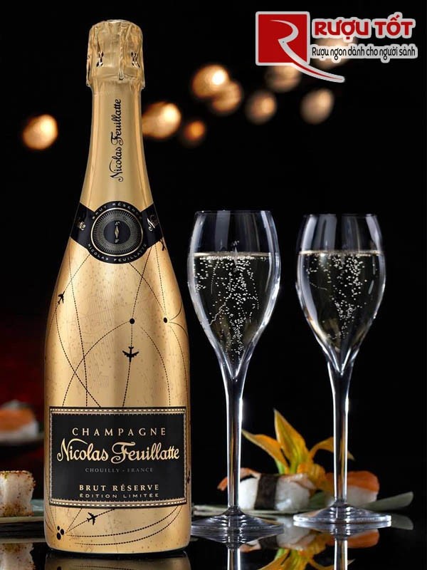 Champagne Pháp Nicolas Feuillatte