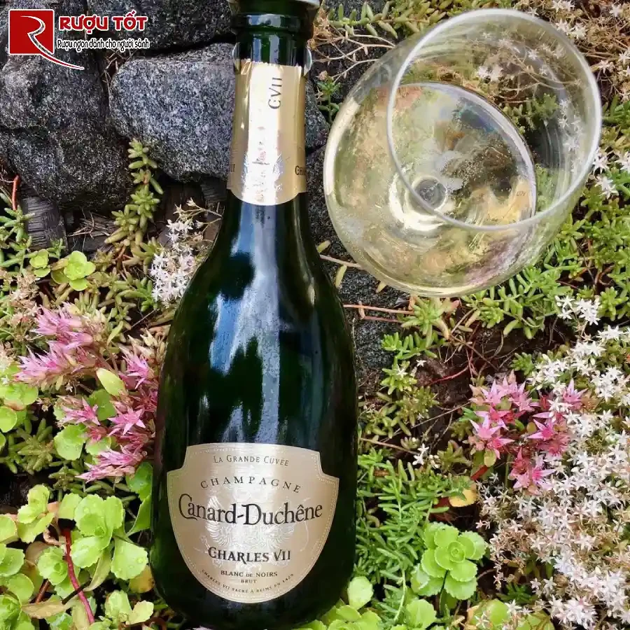 ruou canard duchene charles vii blanc de noirs 12% 750ml cao cap