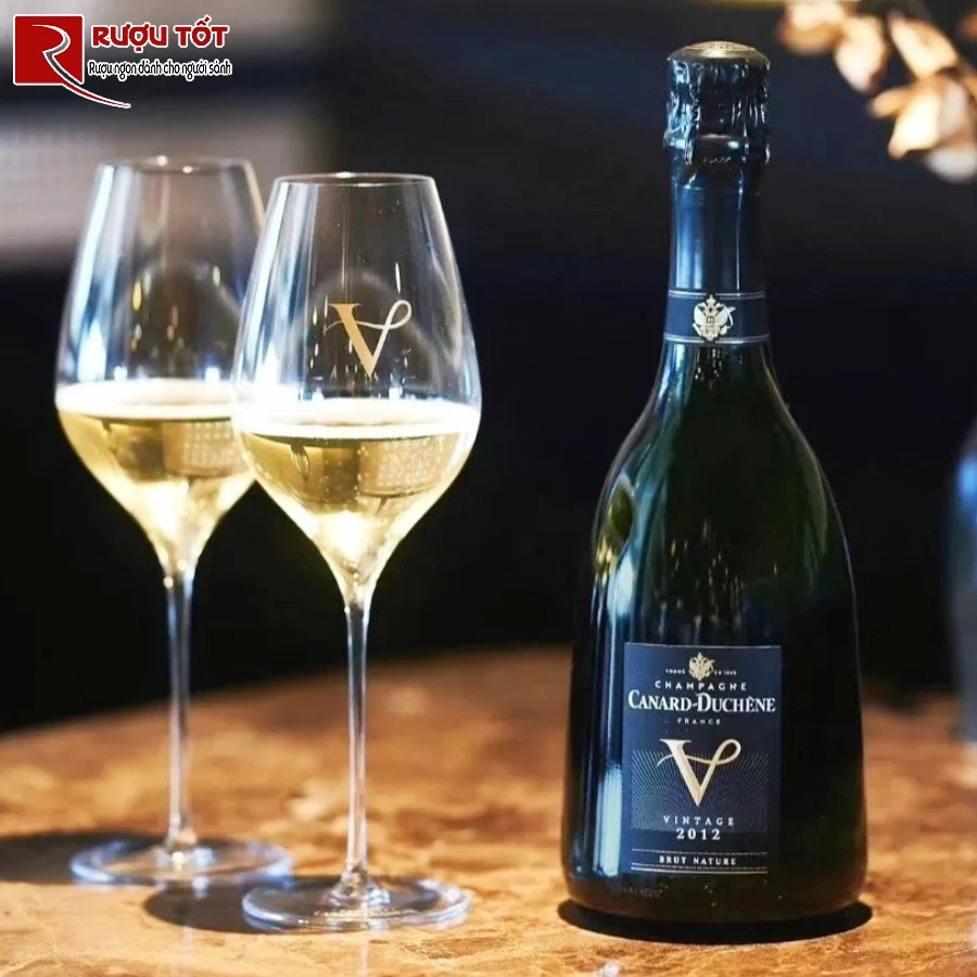 ruou champagne canard duchene cuvee v nature