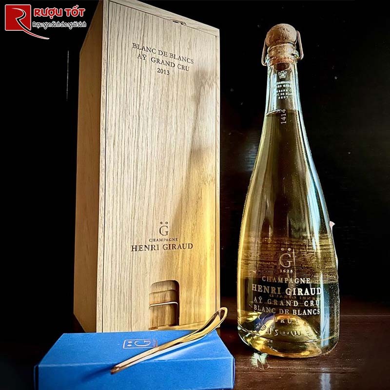 Rượu Champagne Henri Giraud Ay Grand Cru Blanc de Blanc