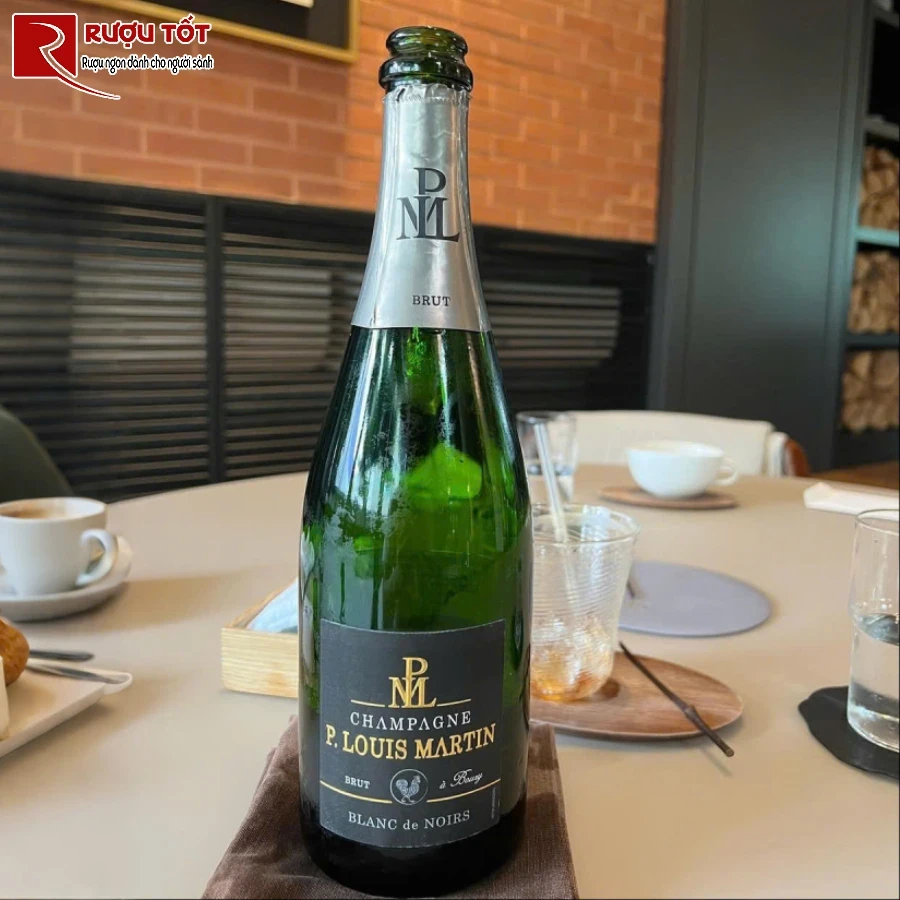ruou champagne p louis martin blanc de noirs 12% 750ml