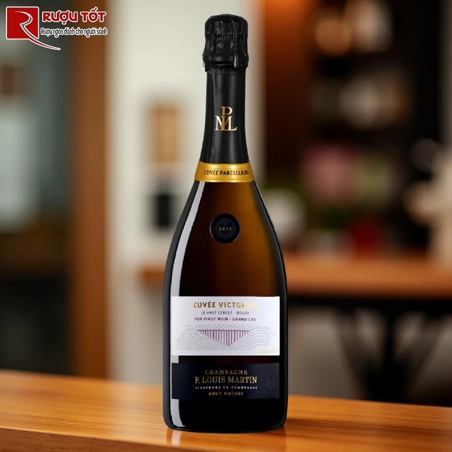ruou champagne p louis martin brut nature cuvee victorine