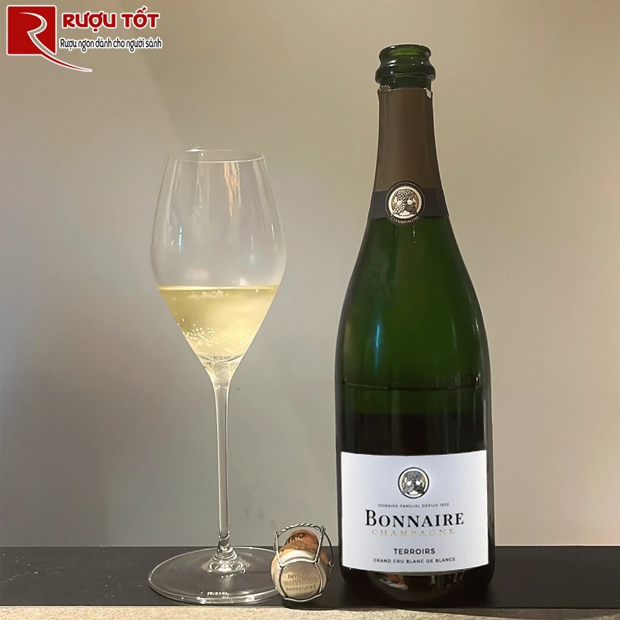 Rượu Champagne Pháp Bonnaire Terroirs Grand Cru